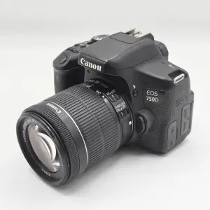 دوربین کانن 750d + 18-55mm دست دوم